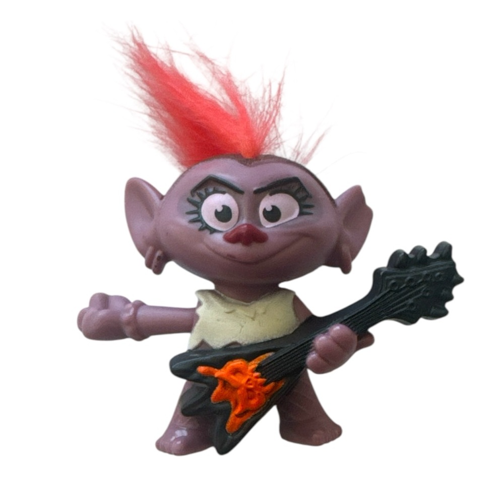 Trolls World Tour 2020 Queen Barb Guitar Purple Mini Action Figure